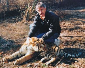 Jason and young tiger.