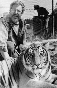 Michael Bleyman and tiger.
