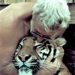 Michael Bleyman and his tiger.