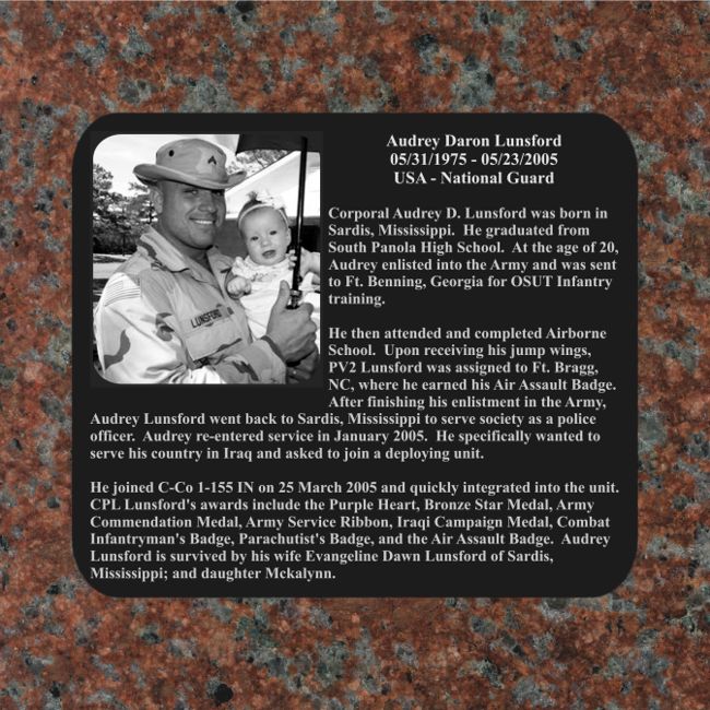 Soldier Plaque